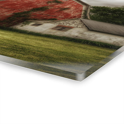U R There Photography Stanley Road Red I Rustic Farmhouse Acrylic Wall Print