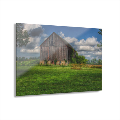 U R There Photography Bohms Road Grey II Rustic Farmhouse Acrylic Wall Print
