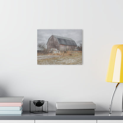 U R There Photography Mayville Road Grey Rustic Farmhouse Acrylic Wall Print