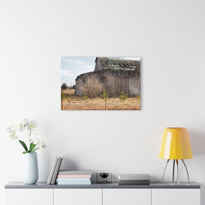 U R There Photography Leix Road Forgotten Grey II Rustic Farmhouse Acrylic Wall Print
