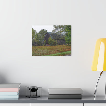 U R There Photography Metamora Road Grey Rustic Farmhouse Acrylic Wall Print