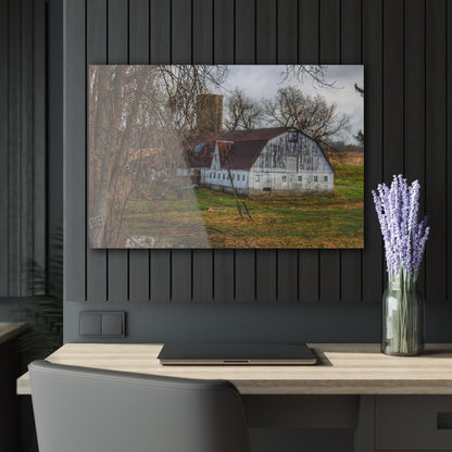 U R There Photography Otter Lake Road White Rustic Farmhouse Acrylic Wall Print