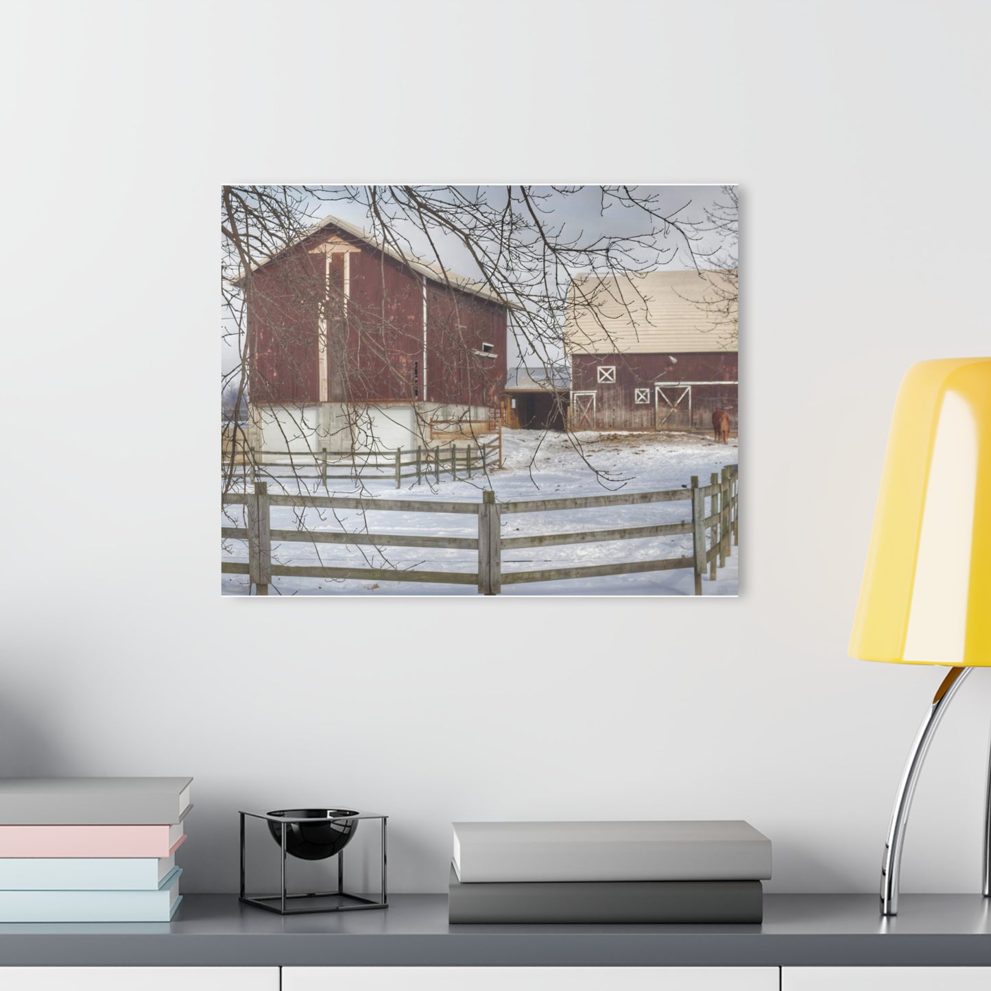 U R There Photography Ebeling Browns Rustic Farmhouse Acrylic Wall Print