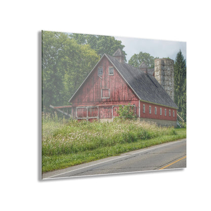 U R There Photography Metamora Red I Rustic Farmhouse Acrylic Wall Print
