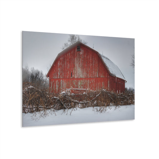 U R There Photography Hadley Road Barn at the Bend Rustic Farmhouse Acrylic Wall Print