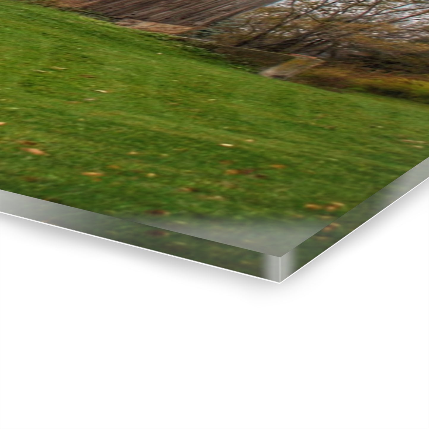 U R There Photography Gilford Grey I Rustic Farmhouse Acrylic Wall Print