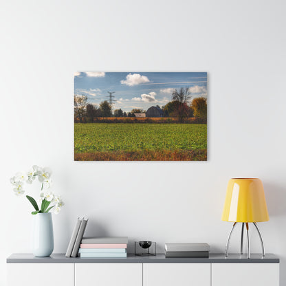 U R There Photography Wadsworth Road Grey Rustic Farmhouse Acrylic Wall Print