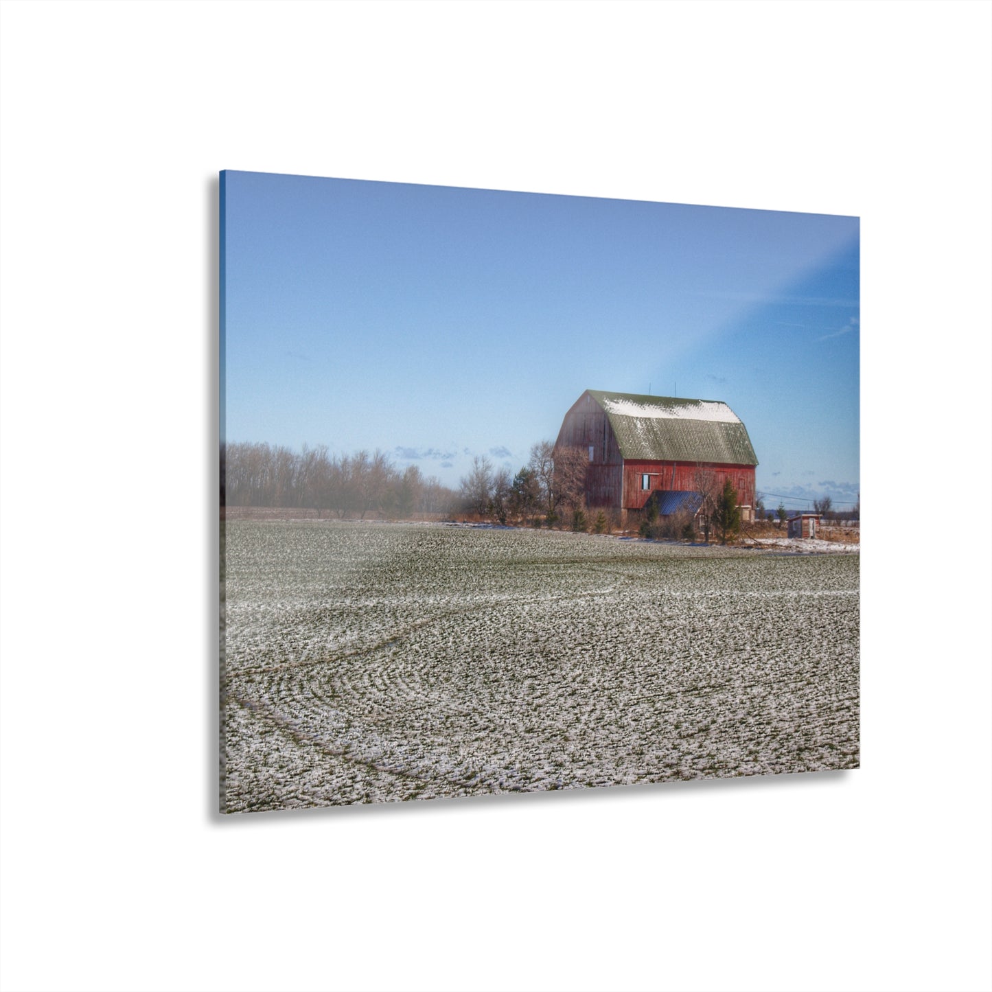 Barn Boutique Modern Farmhouse Acrylic Wall Print| Spring Red III