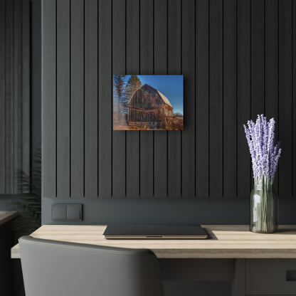 U R There Photography Newark Road Brown Beauty Rustic Farmhouse Acrylic Wall Print