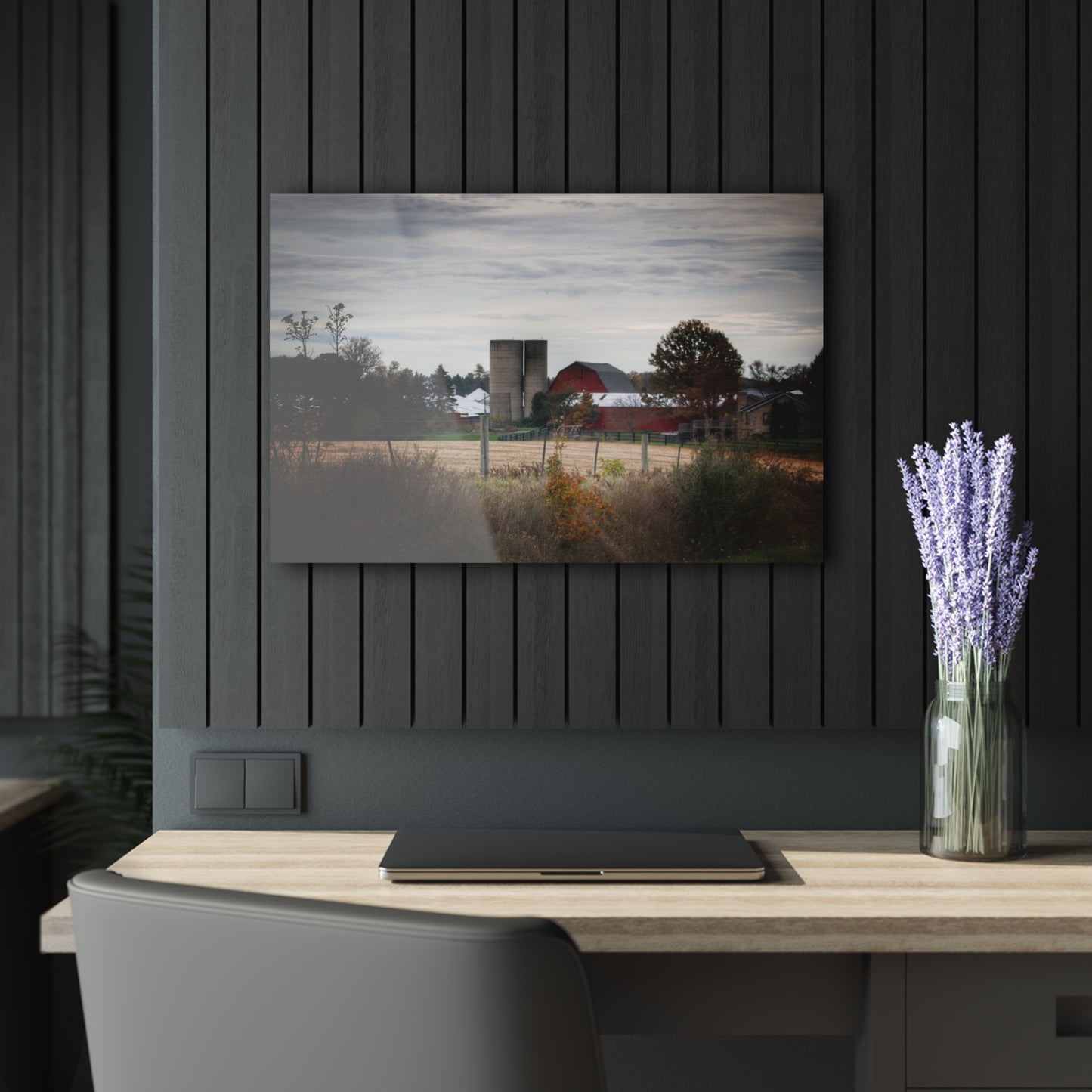 U R There Photography Haines Road Farm Rustic Farmhouse Acrylic Wall Print