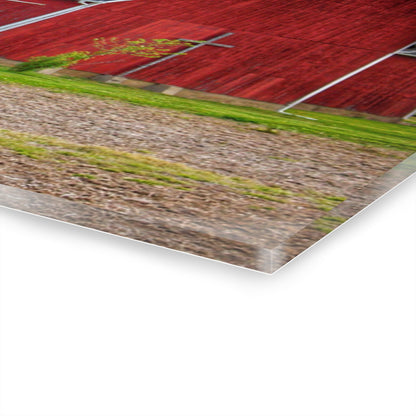 U R There Photography M-24 Star Barn Rustic Farmhouse Acrylic Wall Print