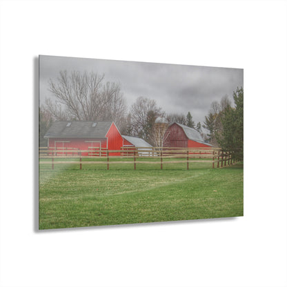 U R There Photography West Lake Road Farm Rustic Farmhouse Acrylic Wall Print