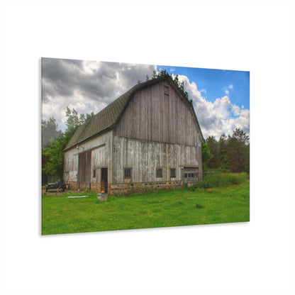 U R There Photography Fieldstone Grey Rustic Farmhouse Acrylic Wall Print