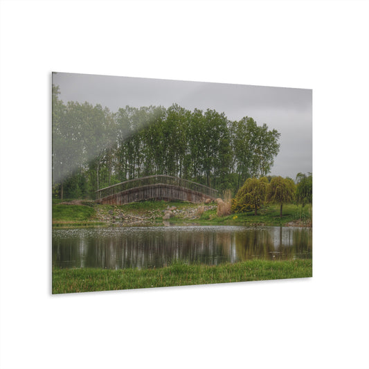 U R There Photography Bridge of Summer Road I Rustic Farmhouse Acrylic Wall Print