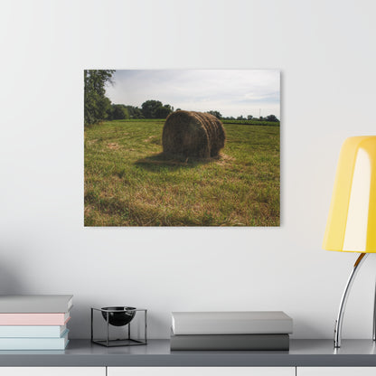 U R There Photography Summer Haybales II Rustic Farmhouse Acrylic Wall Print
