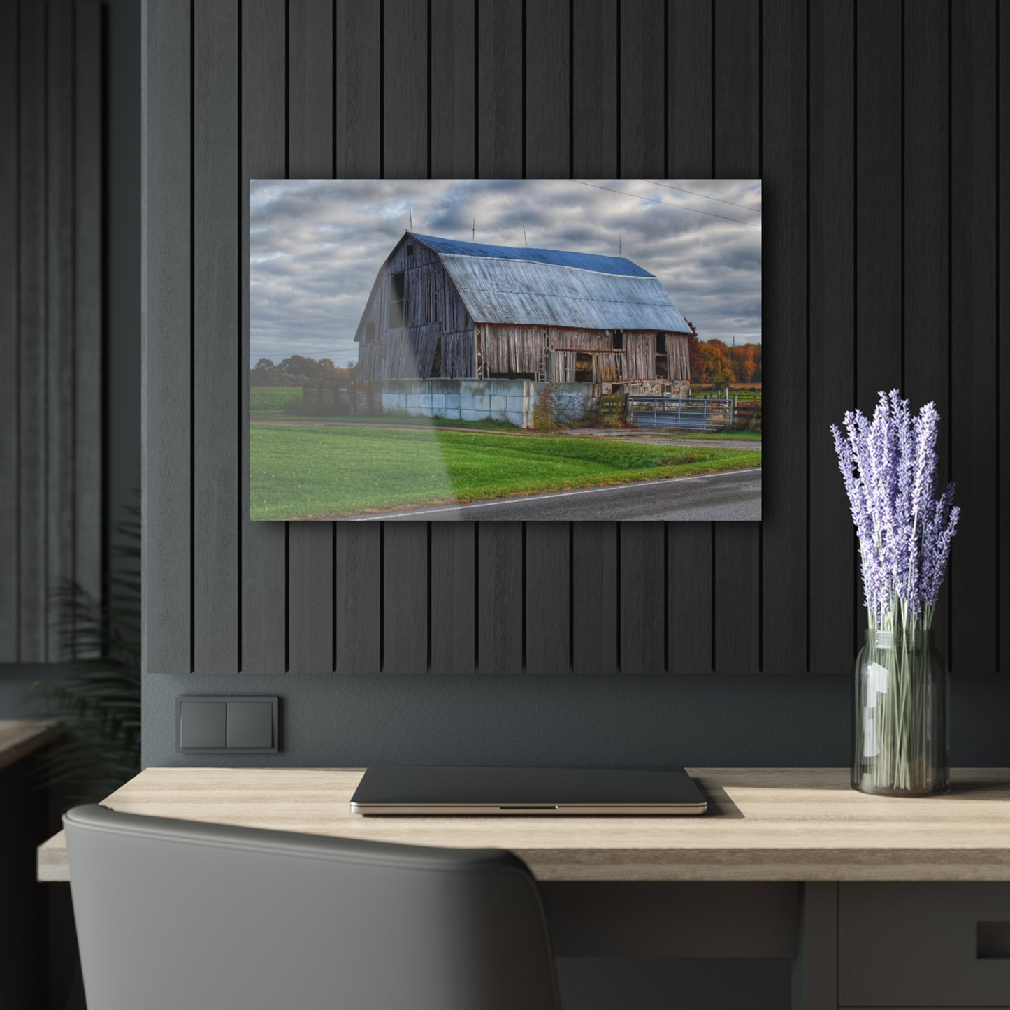 Barn Boutique Modern Farmhouse Acrylic Wall Print| Marlette Road Hay Barn