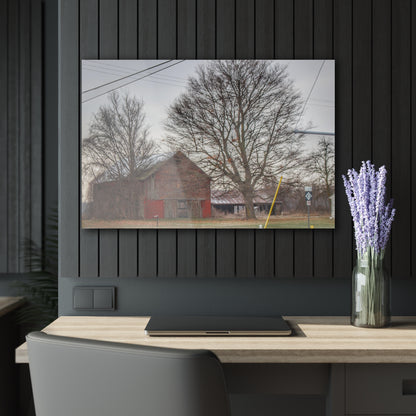 U R There Photography Almont Van Dyke Red III Rustic Farmhouse Acrylic Wall Print
