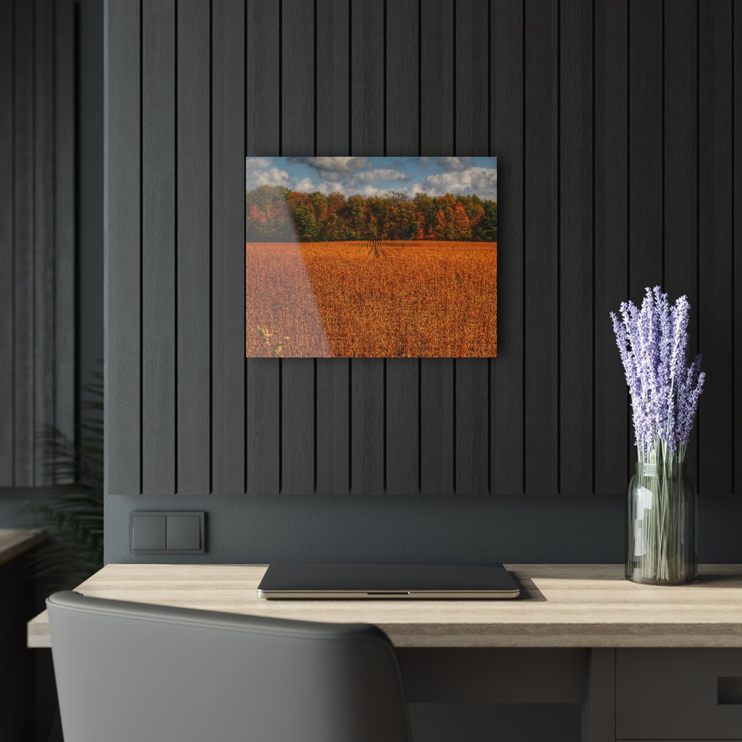 U R There Photography Fall on Murphy Lake I Rustic Farmhouse Acrylic Wall Print