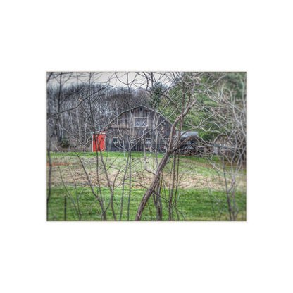 U R There Photography Hidden Capac Grey Rustic Farmhouse Decorative Ceramic Tile