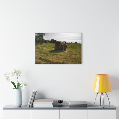 U R There Photography Summer Haybales II Rustic Farmhouse Acrylic Wall Print