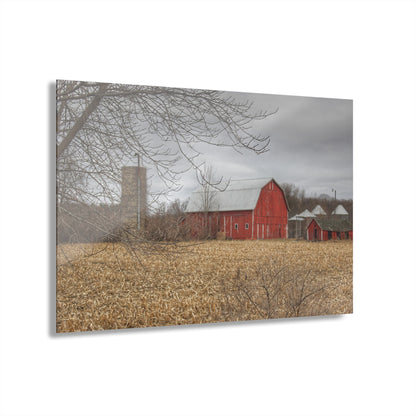 U R There Photography Barnes of Arbela I Rustic Farmhouse Acrylic Wall Print