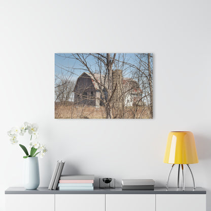 U R There Photography Hill Road Hidden Grey III Rustic Farmhouse Acrylic Wall Print