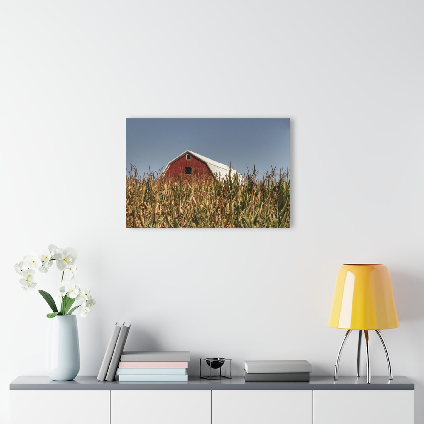 Beyond the Corn Rustic Farmhouse Acrylic Wall Print