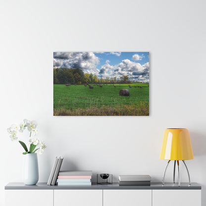U R There Photography Haybale Heaven 2020 Rustic Farmhouse Acrylic Wall Print
