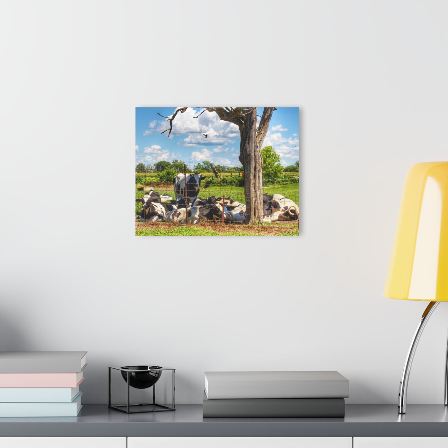 Barn Boutique Modern Farmhouse Acrylic Wall Print| McKinley Road Cows