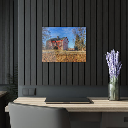 U R There Photography M-24 Barn at the Bend II Rustic Farmhouse Acrylic Wall Print
