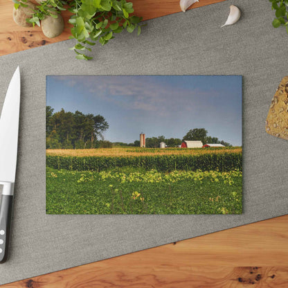 Rustic Farmhouse Cutting Board| Across the Field in Clifford