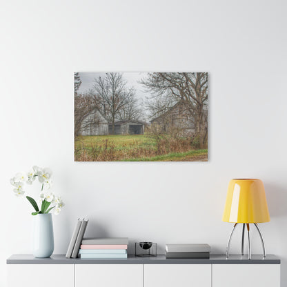 U R There Photography Bowers Road Greys IV Rustic Farmhouse Acrylic Wall Print