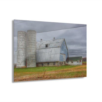 U R There Photography Daley Road Grey I Rustic Farmhouse Acrylic Wall Print