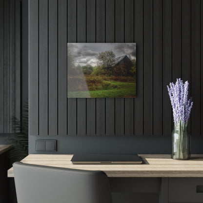 U R There Photography Day of Grey Rustic Farmhouse Acrylic Wall Print