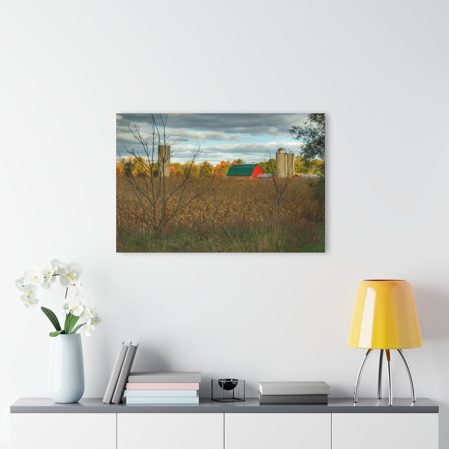 U R There Photography Beyond the Harvest Corn II Rustic Farmhouse Acrylic Wall Print