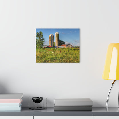 U R There Photography Morrish Road Silos II Rustic Farmhouse Acrylic Wall Print