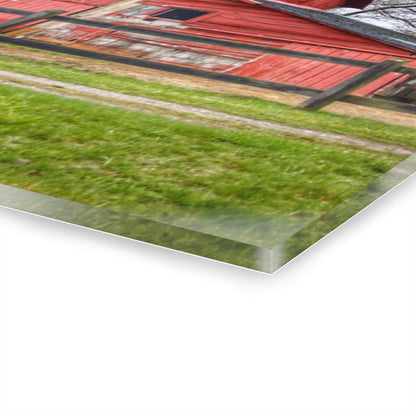 U R There Photography M-21 Roadside Stable II Rustic Farmhouse Acrylic Wall Print