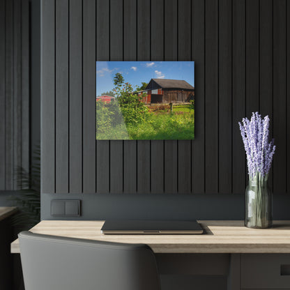 U R There Photography Beyond the Fence on Hunters Creek Rustic Farmhouse Acrylic Wall Print