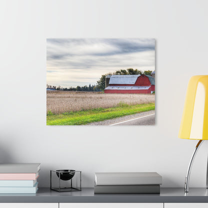 U R There Photography Brown City Red II Rustic Farmhouse Acrylic Wall Print