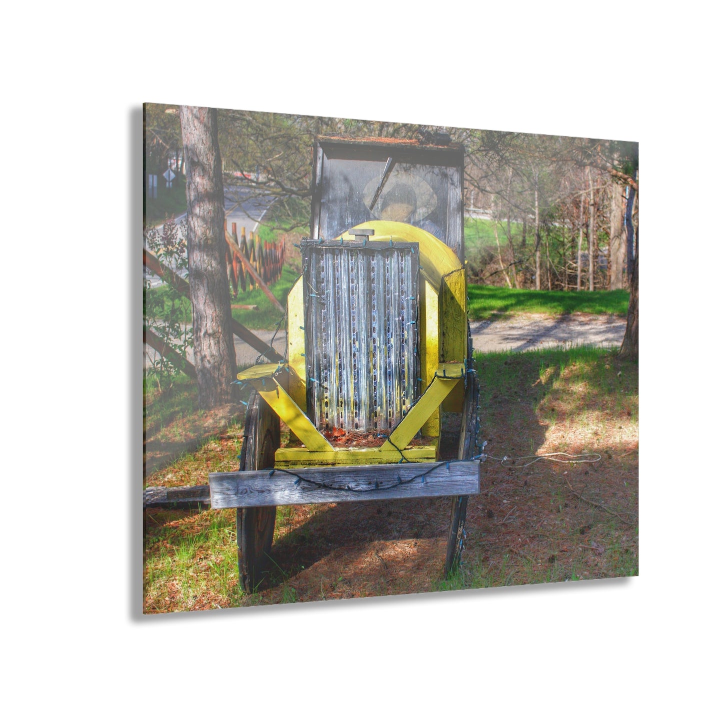 U R There Photography Hickory Place Yard Art I Rustic Farmhouse Acrylic Wall Print