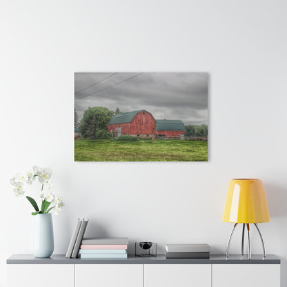 U R There Photography Clifford Road Red I Rustic Farmhouse Acrylic Wall Print