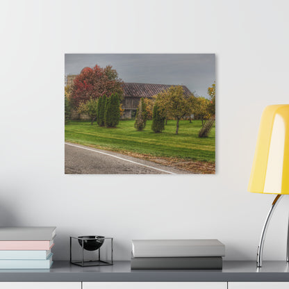 U R There Photography Goodrich Grey Rustic Farmhouse Acrylic Wall Print