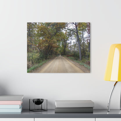 U R There Photography Country Roads in Dryden II Rustic Farmhouse Acrylic Wall Print