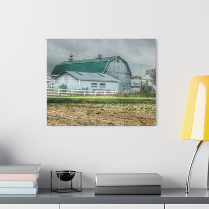 U R There Photography Richville Road Grey II Rustic Farmhouse Acrylic Wall Print