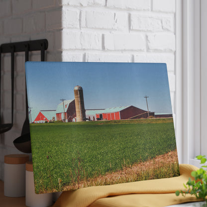 Barn Boutique Rustic Tempered-Glass Cutting Board| Patterson Road Farm Across the Field II