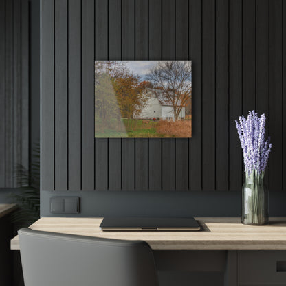 U R There Photography East Oakwood White Rustic Farmhouse Acrylic Wall Print