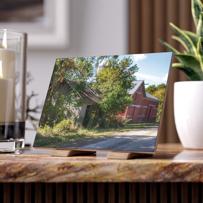 U R There Photography Bordman Roadside Buddies II Rustic Farmhouse Decorative Ceramic Tile