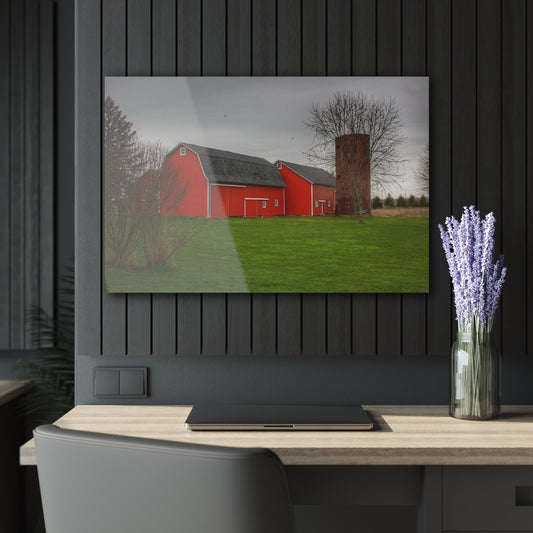 Barn Boutique Modern Farmhouse Acrylic Wall Print| Hough Road Reds III