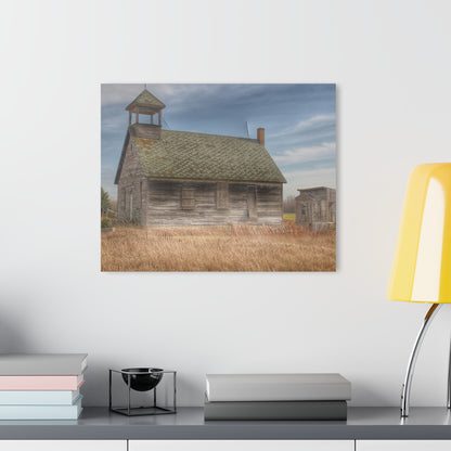 U R There Photography McKenzie Road Old Schoolhouse Rustic Farmhouse Acrylic Wall Print