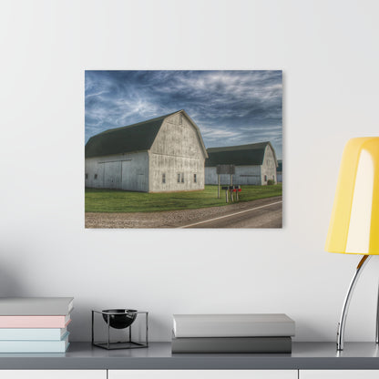 U R There Photography Richardson Road White Duo Rustic Farmhouse Acrylic Wall Print